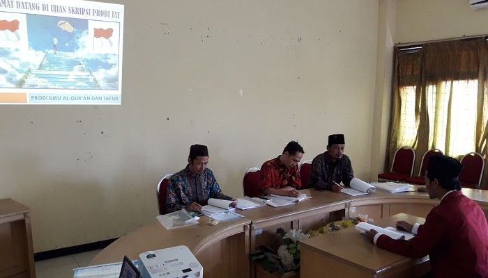 Ujian Skripsi Perdana Prodi Ilmu al-Qur’an dan Tafsir