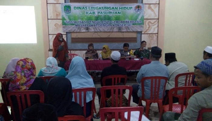 Gandeng Dinas Lingkungan Hidup Kab. Pasuruan, Demi Suksesnya Program Bank Sampah