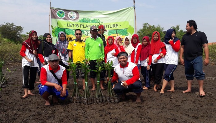 Adakan Aksi Tanam Mangrove bersama WR III UYP dan KALPATARU Desa Penunggul