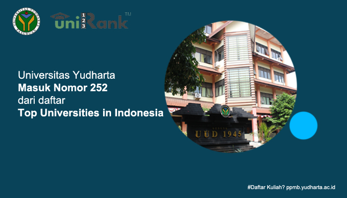 Yudharta Masuk Nomor 252 dari daftar Top Universities in Indonesia