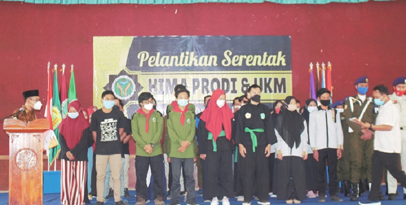 Pelantikan serentak Hima dan UKM Universitas Yudharta Pasuruan 2020-2021