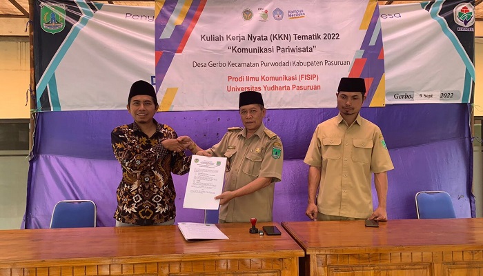 Upaya Bangkitkan Desa Wisata, Program Studi Ilmu Komunikasi Jalin Kerja Sama Dengan Pemerintah Desa Gerbo