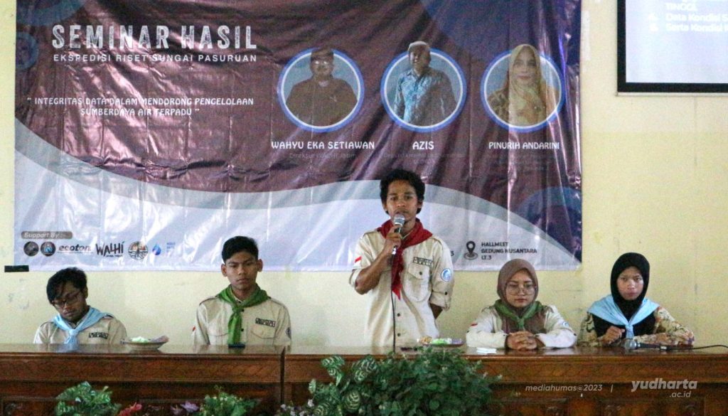 Peringati Hari Air Sedunia UKM Saunggalih Gelar Seminar Hasil Ekspedisi Riset Sungai di Pasuruan