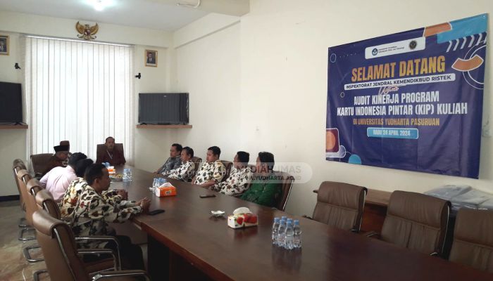 Inspektorat Jenderal Kemendikbudristek Lakukan Audit Kinerja Program KIP Kuliah di Universitas Yudharta Pasuruan