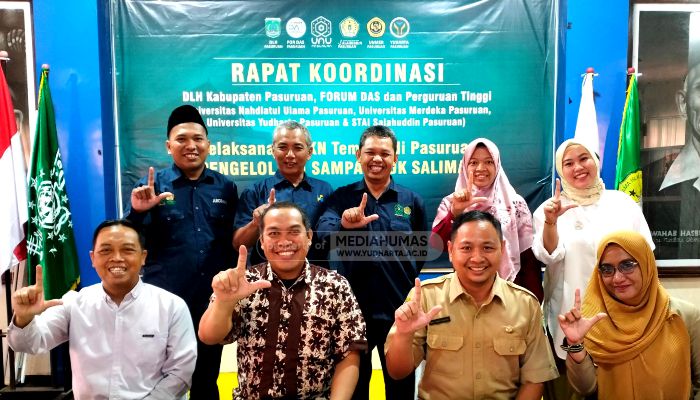 LPPM Universitas Yudharta Pasuruan Hadiri Rapat Koordinasi bersama DLH Kab. Pasuruan dan Forum DAS Kab. Pasuruan