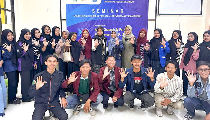 Satgas PPKS Universitas Yudharta Pasuruan Gelar Seminar “Countering Cyberbullying Melalui Peningkatan Etika Akademik”