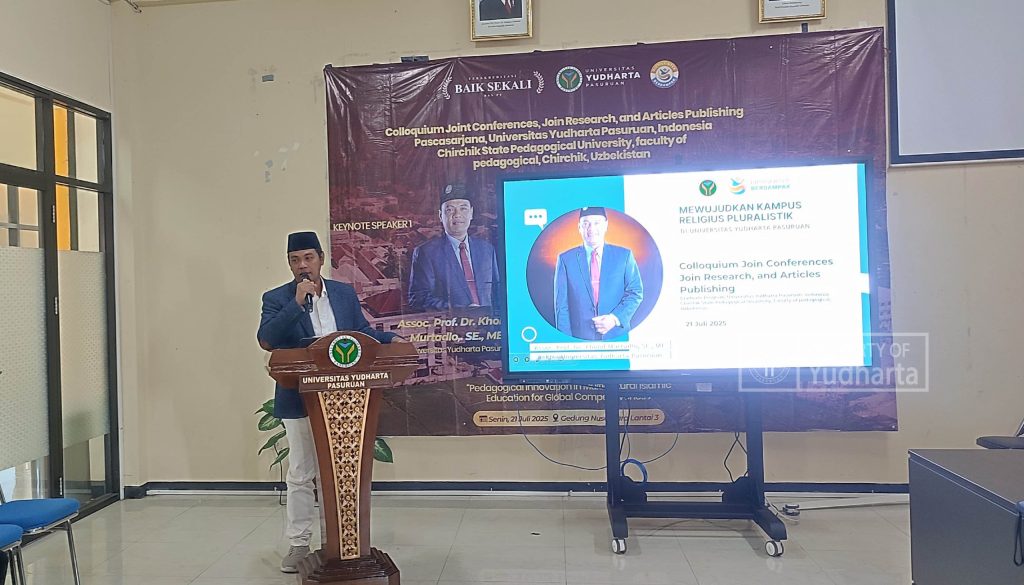 Kolaborasi Internasional Pascasarjana: Universitas Yudharta Pasuruan dan Chirchik State Pedagogical University Gelar Colloquium Bersama