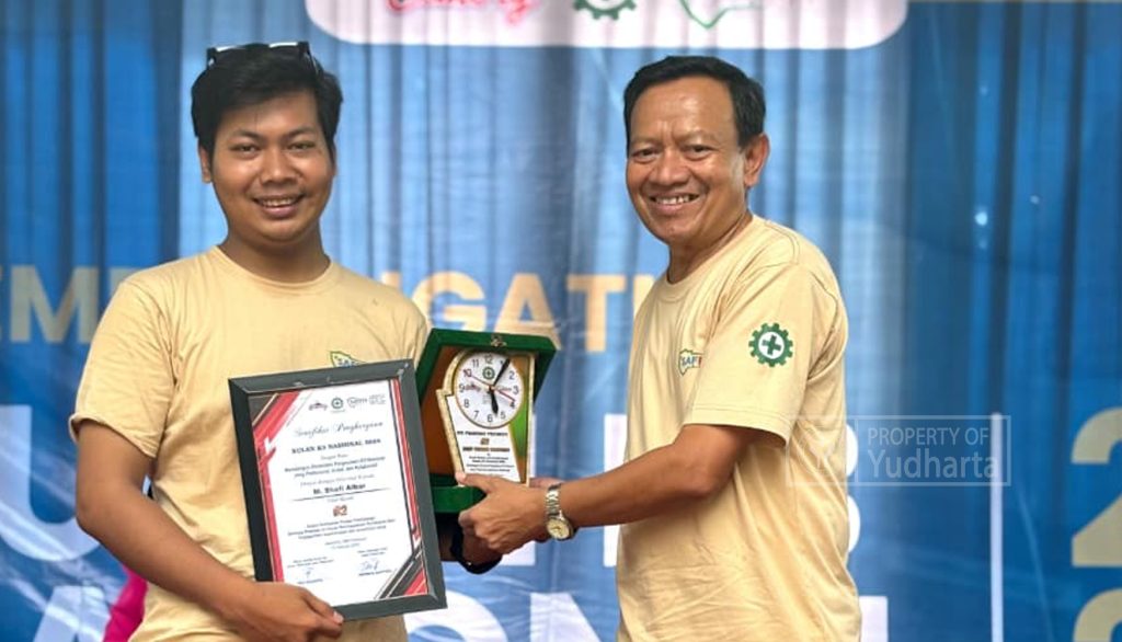 Mahasiswa Teknik Mesin Universitas Yudharta Pasuruan Raih Juara K3 di PT. Cisarua Mountain Dairy Tbk Plant Pasuruan