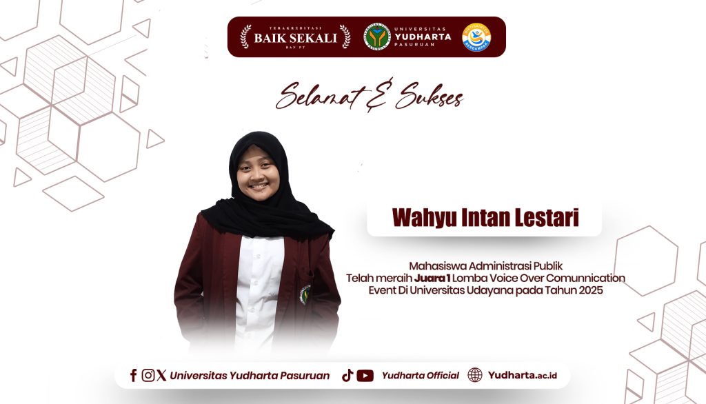 Wahyu Intan Lestari Raih  Juara 1, Kali Ini Berjaya di Communication Events Universitas Udayana Tahun 2025